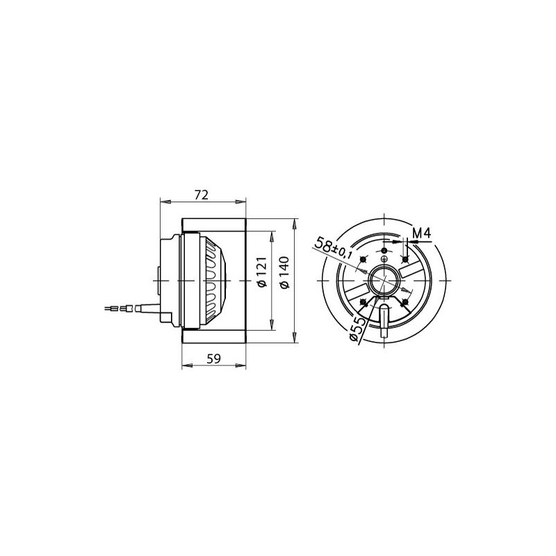 Fläktmotor R2E140-BN16-18