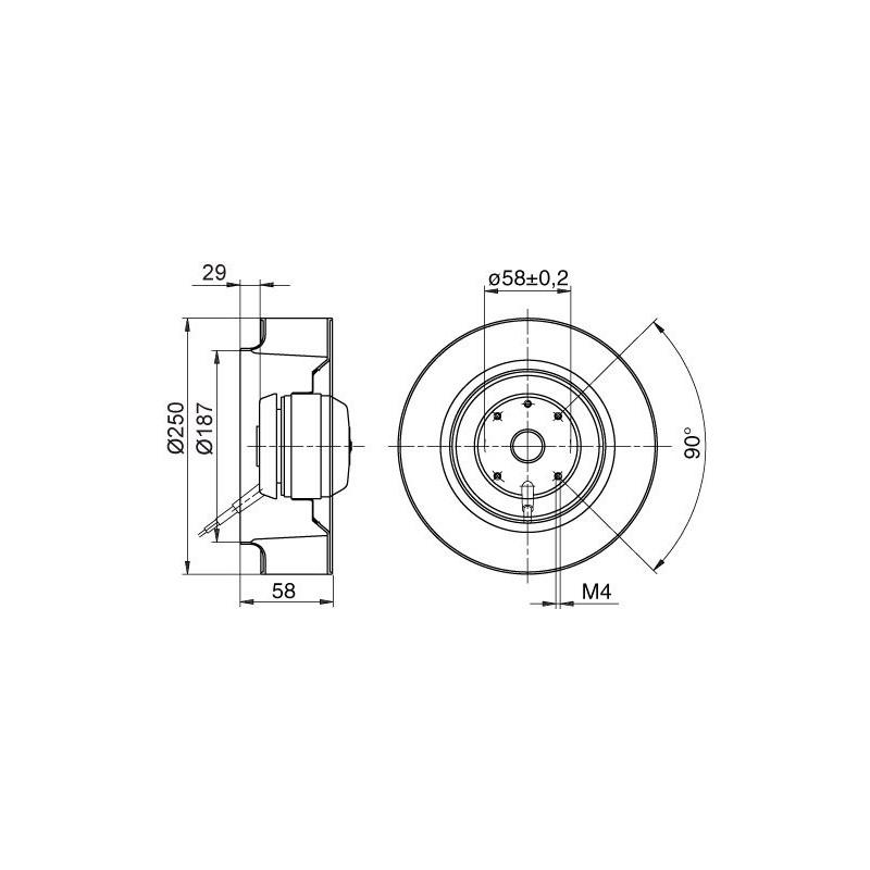 SVAB SVX-F Fläktmotor