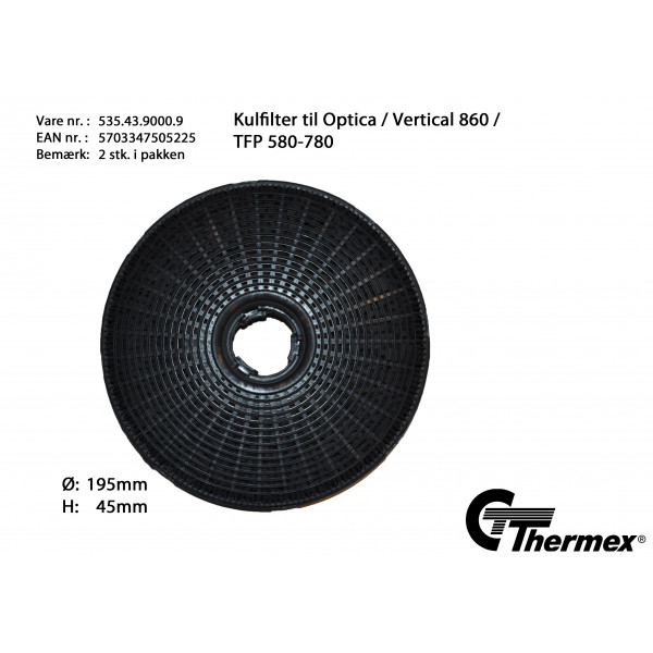 Thermex kolfilter 535.43.9000.9